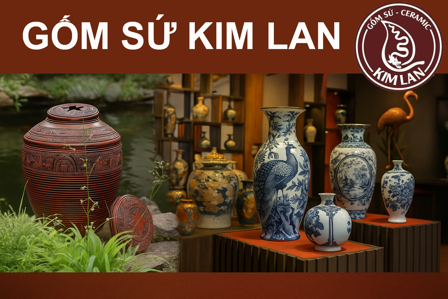 Hiệp hội làng nghề Việt Nam - Hội chợ trực tuyến làng nghề truyền thống gốm sứ Kim Lan - Hà Nội 2025